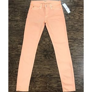 NWT Hudson Nico Midrise Super Skinny Apricot Jeans